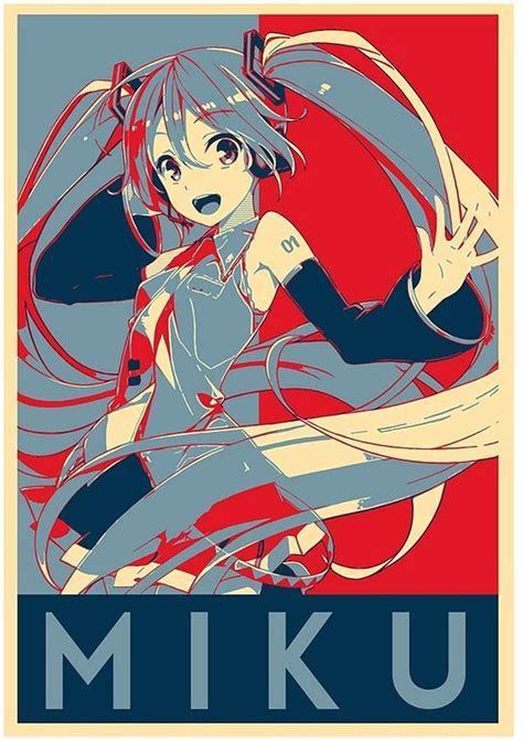 Hatsune Miku Propaganda Poster Poster Digital Art By Kailani Smith Pixels