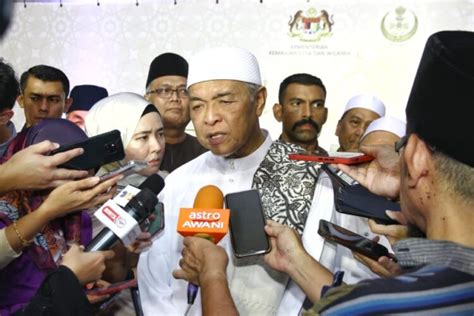 Ahmad Zahid Harap Ab Rauf Tingkat Ekonomi Melaka Utusan Malaysia