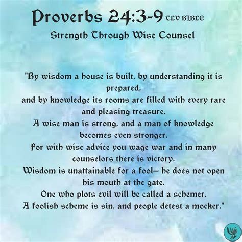 Today S Proverb Proverbs 24 Proverbs Wise