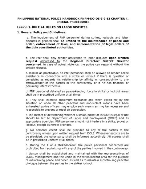 Dispute Resolution Philippine National Police Handbook Pnpm Do Ds