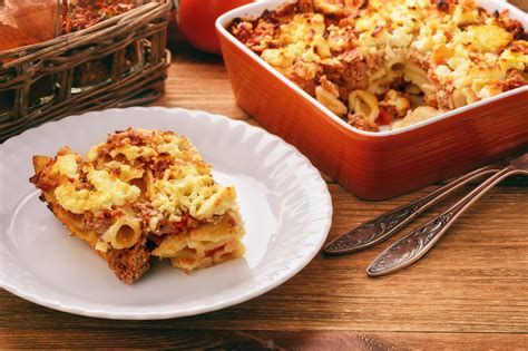 Greek Baked Macaroni With Beef Pastichio Recipe