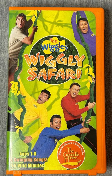 The Wiggles Wiggly Safari Vhs 2002 Steve Grelly Usa