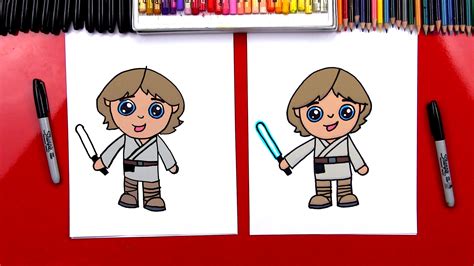 How To Draw A Luke Skywalker