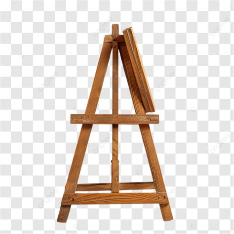 Artist Studio Easel Painting Canvas Process Illustration Isolated With