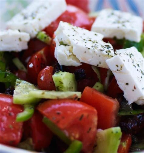 Traditional Greek Salad Recipe STL Cooks