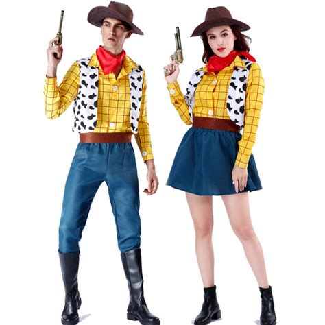 Disney Toy Story Casais Woody Couples Halloween Cosplaycostume Western