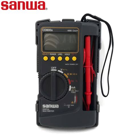 SANWA DIGITAL MULTIMETER CD800A JAPAN FOR ELECTRICAL MEASUREMENT TEST