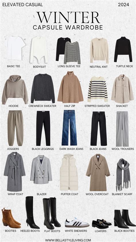 How To Create A Winter Capsule Wardrobe Youll Love Bella Style