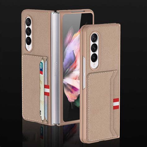 New 2021 Samsung Galaxy Z Fold 3 Leather Pu Phone Case With Card Slot Payhip