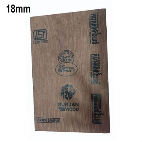 18mm Pathror Club Gurjan Ply Wood For Furniture 8x4 At Rs 95 Sq Ft In