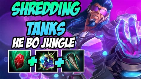 Shredding Tanks He Bo Jungle Grandmasters Smite Youtube