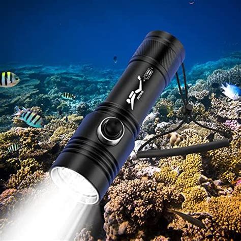 BlueFire Dual LEDs Dive Torch 2600 Lumen Professional Scuba Diving