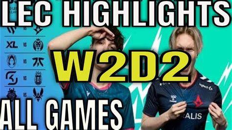 LEC Spring 2023 W2D2 Highlights ALL GAMES BDS Vs ASt XL Vs MAD TH