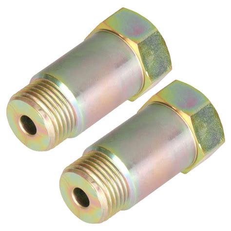 2 Oxygen Sensor M18 X 1 5 02 O2 Universal 45mm Extension Spacer Cel Fix