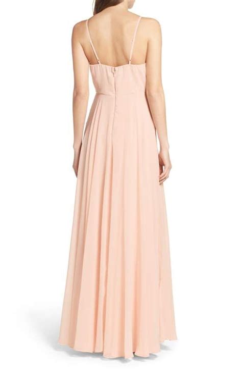 Lulus Surplice Chiffon A Line Gown Nordstrom A Line Gown Formal