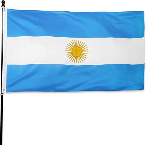 Amazon Danf Argentina Flag X Foot Polyester Argentinian