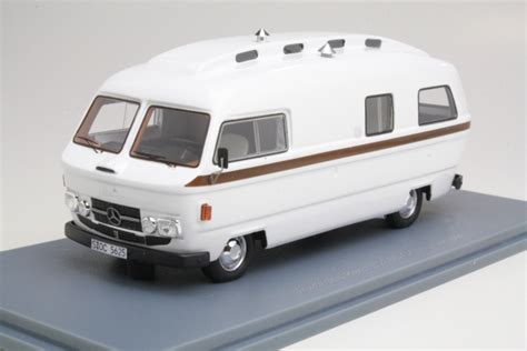 Mercedes L206D Orion II Camper 1974 Valkoinen NEO45625 89 95