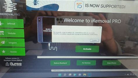 IRemoval PRO V5 7 Windows Tool Latest Version IRa1n V1 6 Free