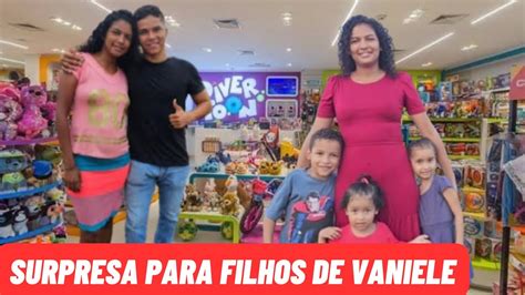 SURPRESA PARA FILHOS DE VANIELE ElizeuSilvaTV YouTube