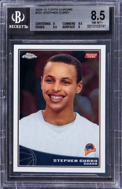 Stephen Curry 2009 Topps 101 Chrome 999 Price Guide Sports Card