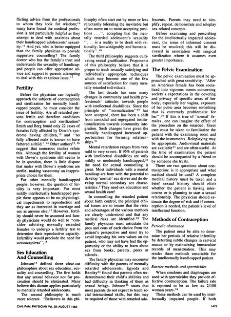 Sex And The Mentally Retarded Is Sterilization The Answer Abstract Europe Pmc