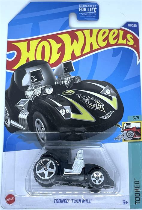 Hot Wheel 2022 Treasure Hunt Tooned Twin Mill Black 35 81250 Mx Juguetes