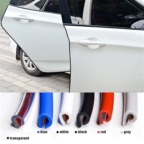 M Car U Tipo Car Porta Prote O Clear Edge Guards Guarni O Styling