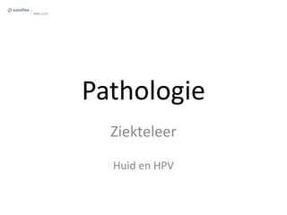 Presentatie Pathologie Huid Hpv Nmdl Lcpl Ppt