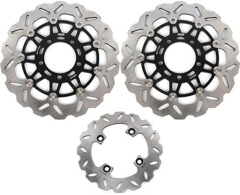 Amazon Arashi Front Rear Brake Disc Rotors For Kawasaki Ninja ZX6R