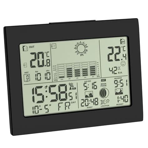 TFA Dostmann Funk Wetterstation Horizon 35 1155 01 mit Außensensor