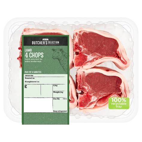 Asda Butcher S Selection Lamb Chops Really Good Culture