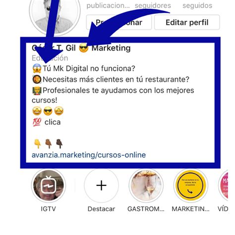 6 PASOS PARA REDACTAR TU BIOGRAFÍA DE INSTAGRAM Avanzia Marketing