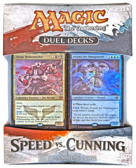 Magic The Gathering Speed Vs Cunning Duel Deck Box Da Card World