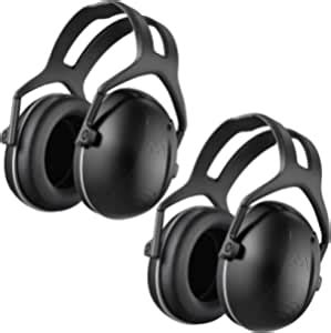 Ear Defenders 2 Pack Noise Reduction Safety Ear Muffs Hearing