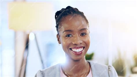 Premium Photo Portrait Black Woman And Business In Office For Corporate Company And Positive