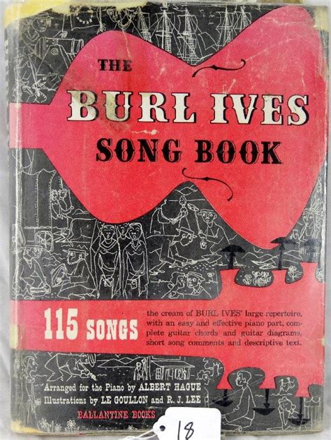 1953 The Burl Ives Songbook In Historical Perspect