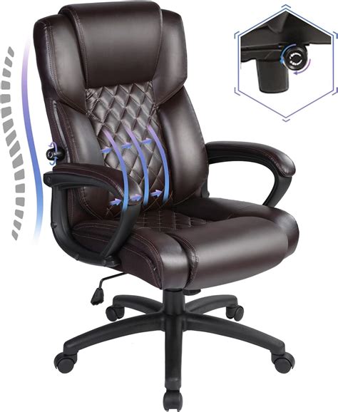 Buy Executive Office Chair 300 Lbs Pu Leather High Back Office Chair