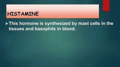 Endocrine System Local Hormones Ppt