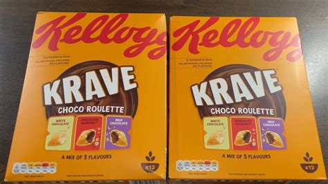 Kellogs KRAVE Cereal Choco Roulette Unboxing Taste Test Review