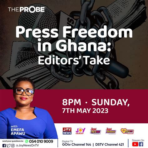 Joynews On Twitter Probing The Reporters Without Borders Press Freedom Report On Ghana On