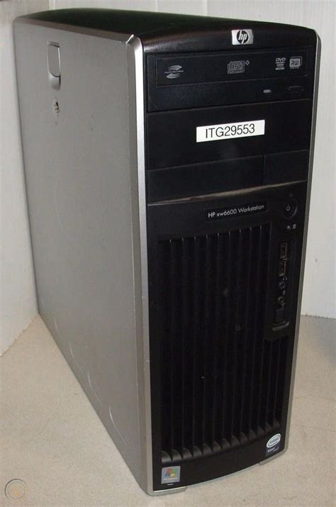 Hp Xw Workstation Pc Intel Xeon E Ghz Gb No Hdd Dvd Rw