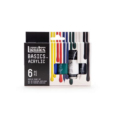 Pintura Acrilica Liquitex Set Basics Con Tubos Ml Papeler A Lumen