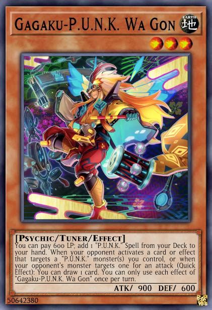 Yu Gi Oh Wiki Gagaku P U N K Wa Gon