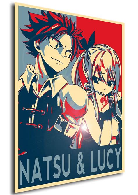 Amazon Instabuy Poster Fairy Tail Propaganda Natsu Lucy B