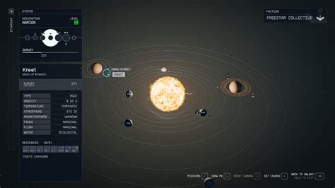 Map Starfield Interface In Game