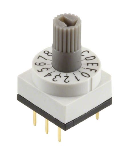 428527420916 Rotary Switch 16 Positions Hexadecimal