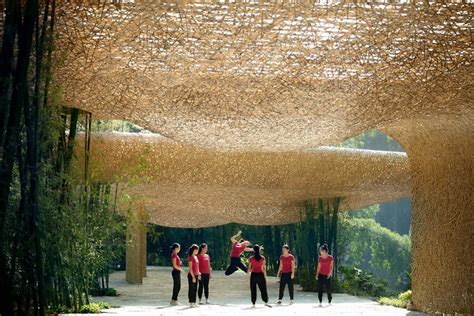 Bamboo Bamboo Canopy And Pavilions Lllab Archdaily