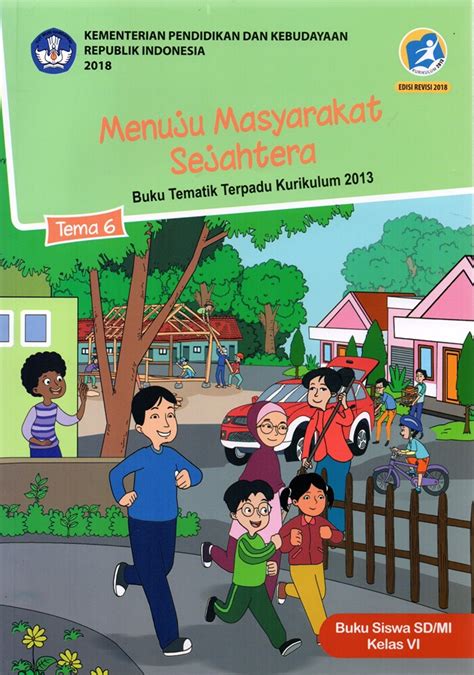 Jual Buku Tematik Tema Menuju Masyarakat Sejahtera Sd Mi Kelas