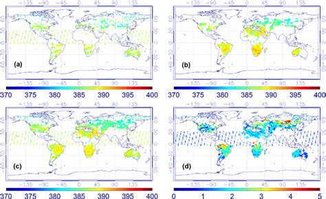 Xco Monthly Mean Maps In August Of A Acos Xco B Besd