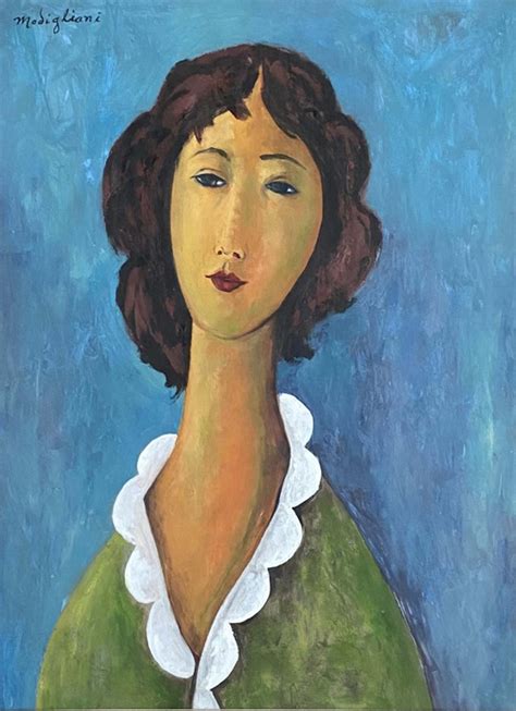 Sold at Auction: AMEDEO MODIGLIANI FIGURATIVE OIL ON PAPER V$5,000